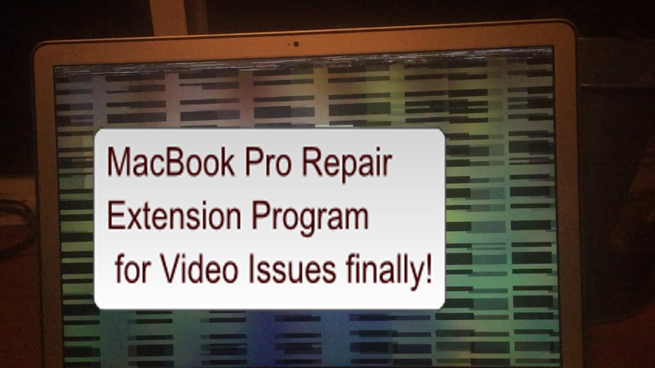 Mac pro repair extension program for video issues